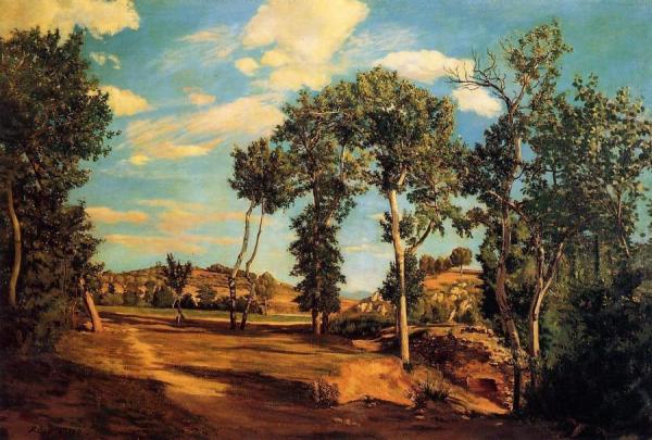 The Banks Of The Lez by Jean Frederic Bazille