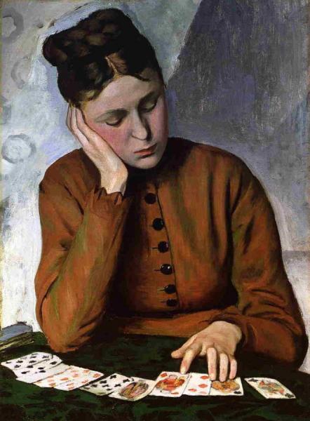 The Fortune Teller by Jean Frederic Bazille