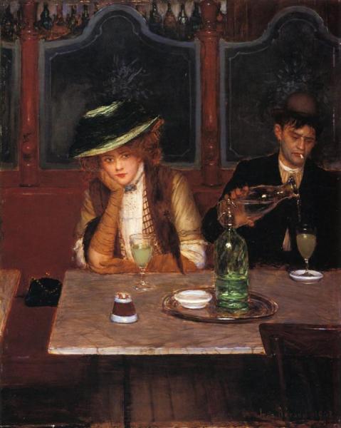 Absinthe Drinkers by Jean Georges Beraud