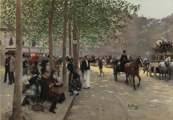 Avenue Parisienne by Jean Georges Beraud