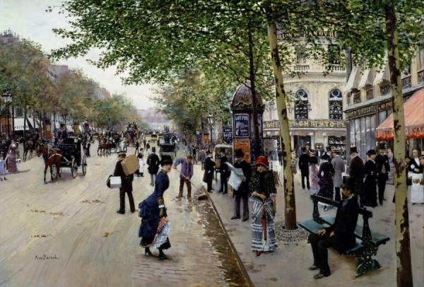 Boulevard Des Capucines by Jean Georges Beraud