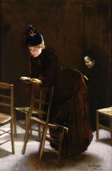 Femme En Priere by Jean Georges Beraud
