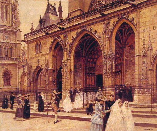 First Communion by Jean Georges Beraud