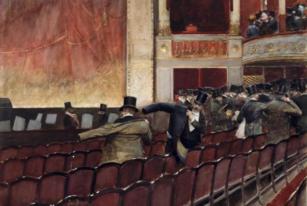 La Sortie De Théâtre by Jean Georges Beraud