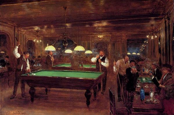 Le Billard by Jean Georges Beraud