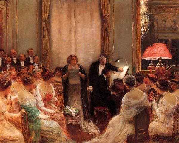 Le Concert Privé by Jean Georges Beraud