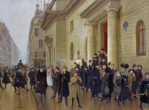 Leaving The Lycee Condorcet by Jean Georges Beraud