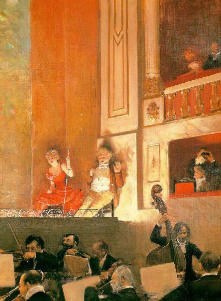 Representation At The Theatre Des Varietes by Jean Georges Beraud Oil Painting Reproductions