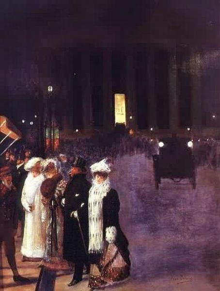 Rue Royale Devant Chez Maxims by Jean Georges Beraud