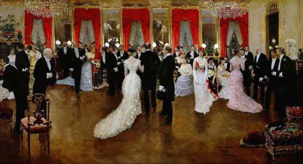 Soiree In Hotel Caillebotte by Jean Georges Beraud
