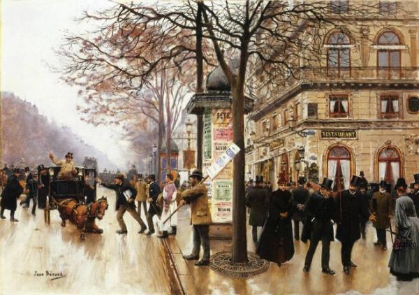 Street Scene by Jean Georges Beraud