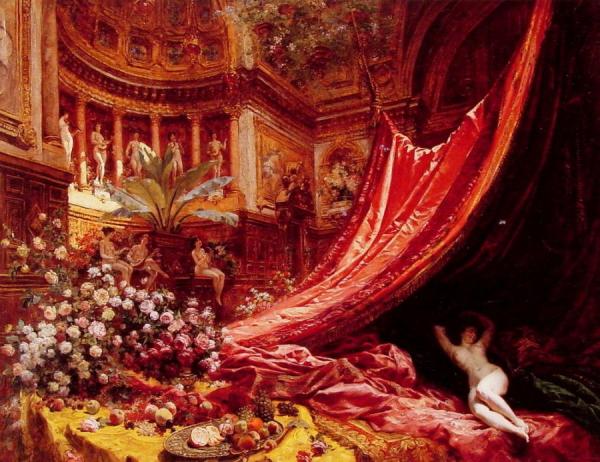 Symphony In Red And Gold by Jean Georges Beraud
