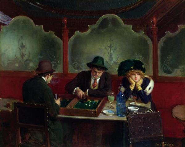 The Backgammon Players by Jean Georges Beraud