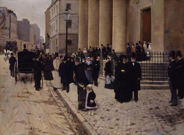 The Church Of Saint Philippe Du Roule by Jean Georges Beraud