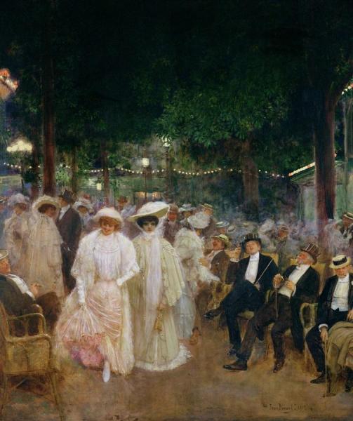 The Gardens Of Paris by Jean Georges Beraud