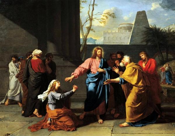 Christ And The Canaanite Woman by Jean Germain Drouais