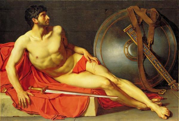 Dying Athlete Or Wounded Roman Soldier by Jean Germain Drouais