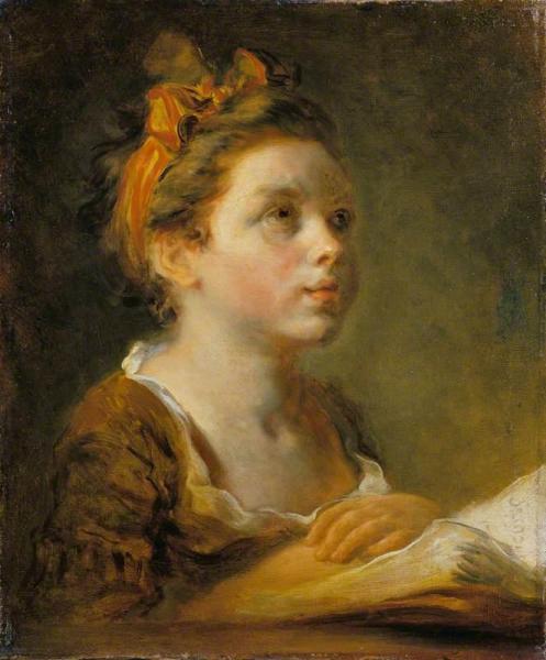 A Young Scholar by Jean Honore Fragonard