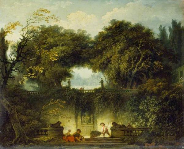 Le Petit Parc by Jean Honore Fragonard