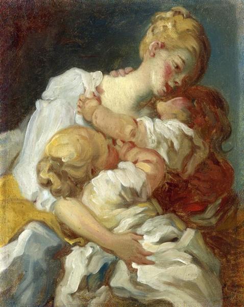 Jean Honore Fragonard Mother Kiss