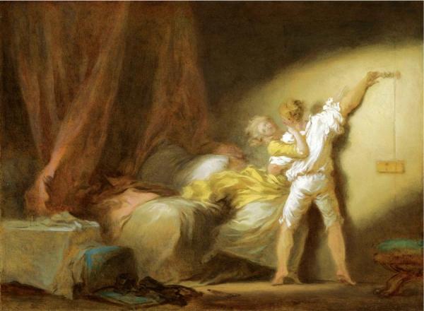 Study For The Bolt by Jean Honore Fragonard