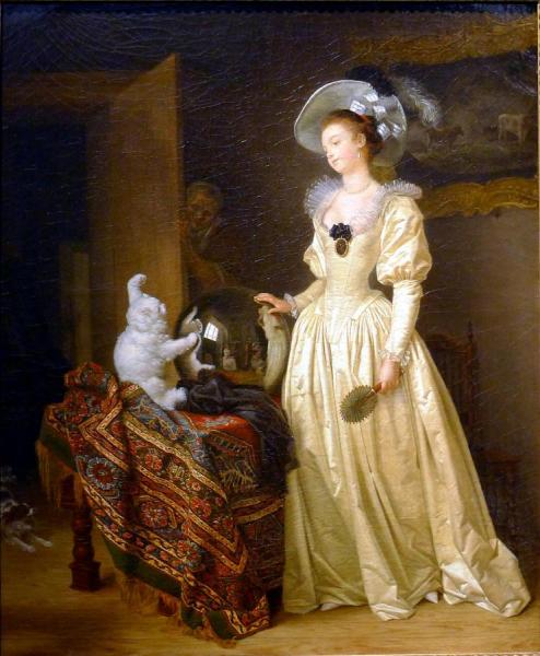 The Angora Cat by Jean Honore Fragonard