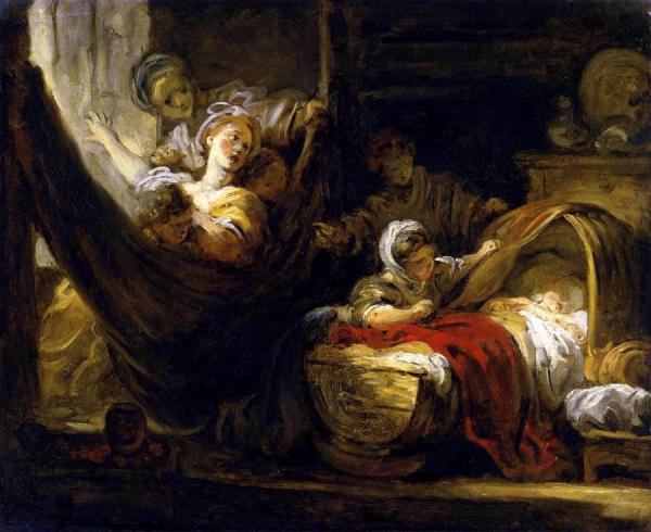 The Cradle by Jean Honore Fragonard
