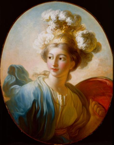 The Goddess Minvera by Jean Honore Fragonard