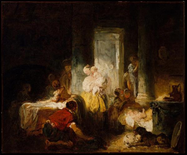 The Happy Mother by Jean Honore Fragonard