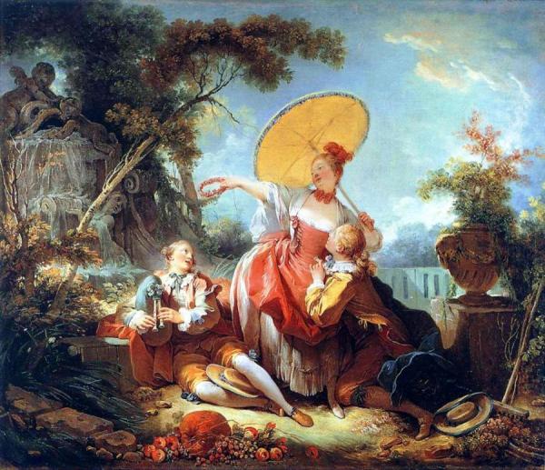 Jean Honore Fragonard The Musical Contest