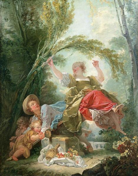 The See-saw by Jean Honore Fragonard