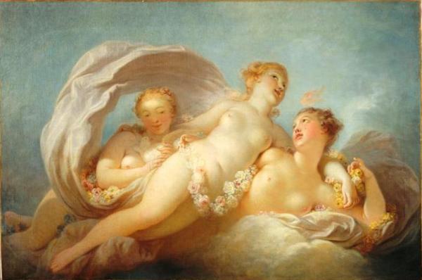 The Three Graces by Jean Honore Fragonard
