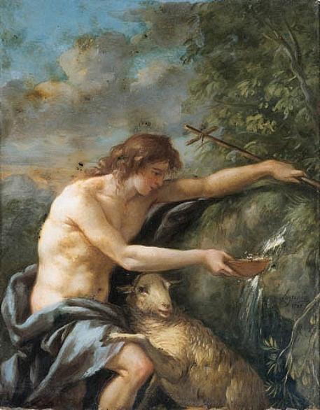Jean-jacques Lagrenée Saint John The Baptist In The Wilderness