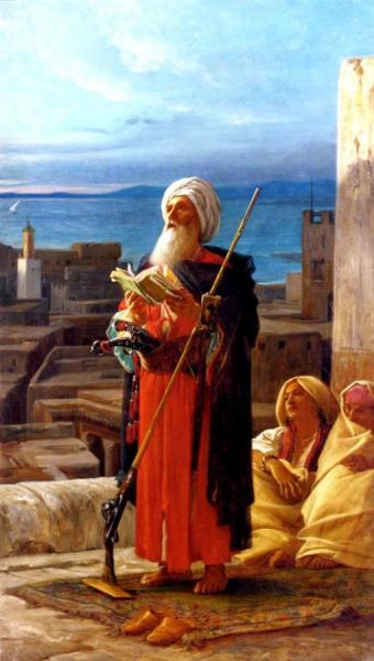 La Priere Du Soir A Tanger by Jean Jules Antoine Lecomte Du Nouy