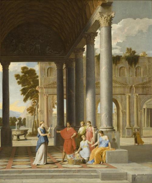 Achilles Discovered Among The Daughters Of Lycomedes by Jean Lemaire