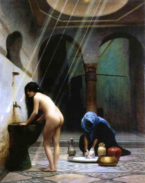 A Moorish Bath by Jean-léon Gérôme