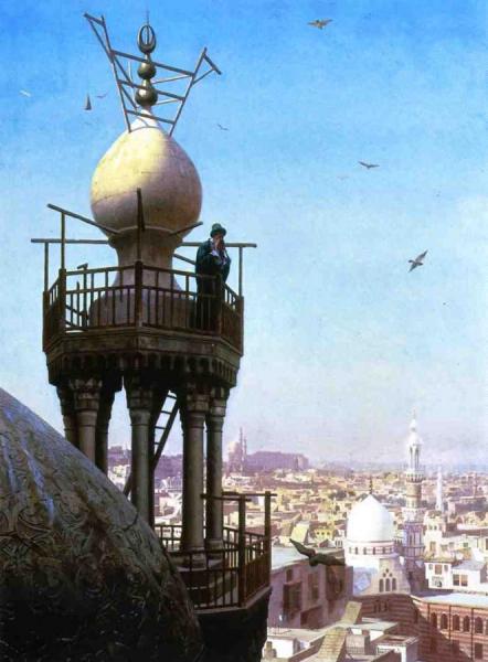 A Muezzin Calling The Faithful To Prayer by Jean-léon Gérôme