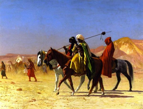 Arabs Crossing The Desert by Jean-léon Gérôme