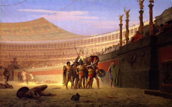 Ave Caesar, Morituri Te Salutant by Jean-léon Gérôme