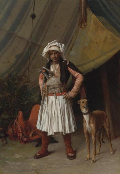 Bashi-bazouk And His Dog by Jean-léon Gérôme