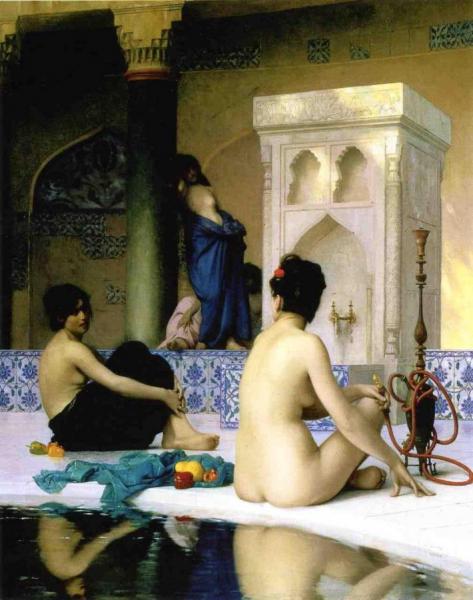 Bathing Scene by Jean-léon Gérôme