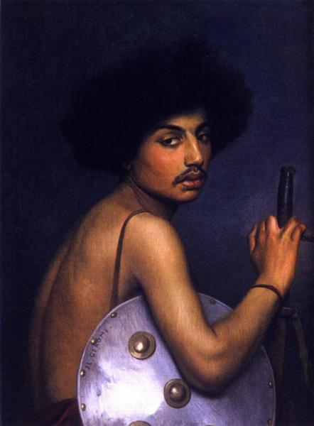 Bishari, Bust Of A Warrior by Jean-léon Gérôme