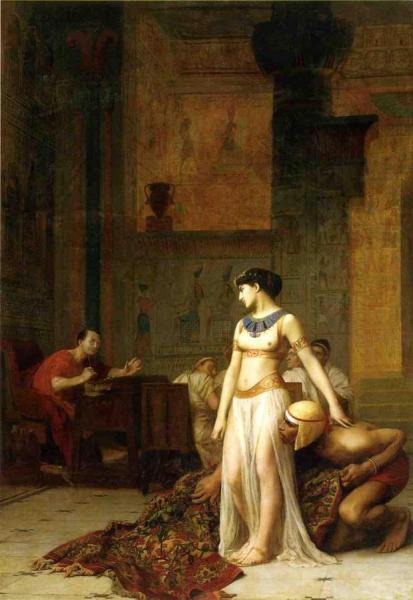 Caesar And Cleopatra by Jean-léon Gérôme