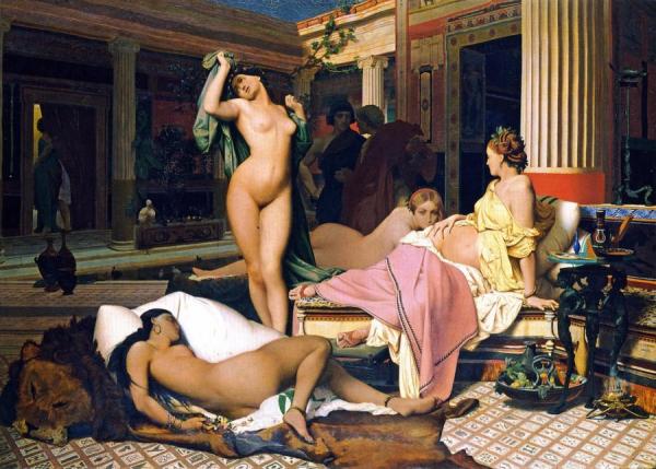 Grecian Interior, Le Gynecee by Jean-léon Gérôme