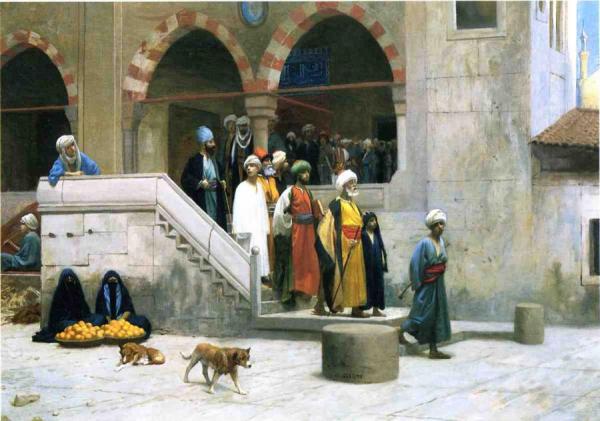 Leaving The Mosque by Jean-léon Gérôme