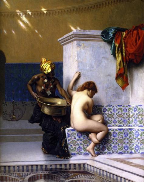 Moorish Bath by Jean-léon Gérôme