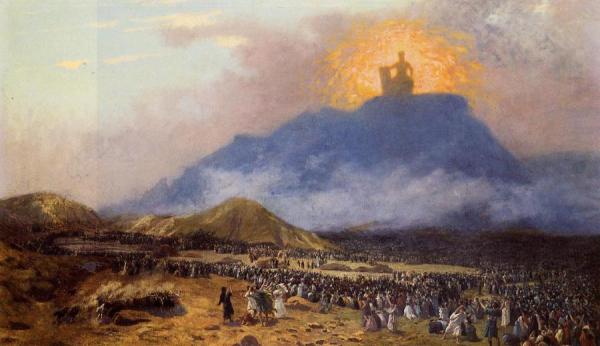 Moses On Mount Sinai by Jean-léon Gérôme