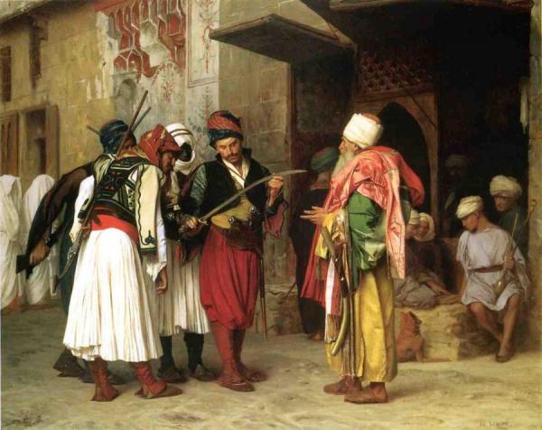 Old Clothing Merchant In Cairo by Jean-léon Gérôme
