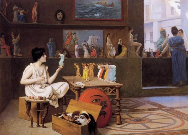 Painting Breathes Life Into Sculpture by Jean-léon Gérôme