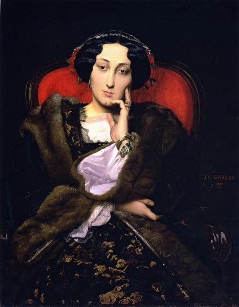 Portrait Of A Lady by Jean-léon Gérôme